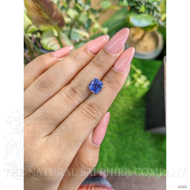 3.94 Ct. Blue Sapphire from Ceylon (Sri Lanka)