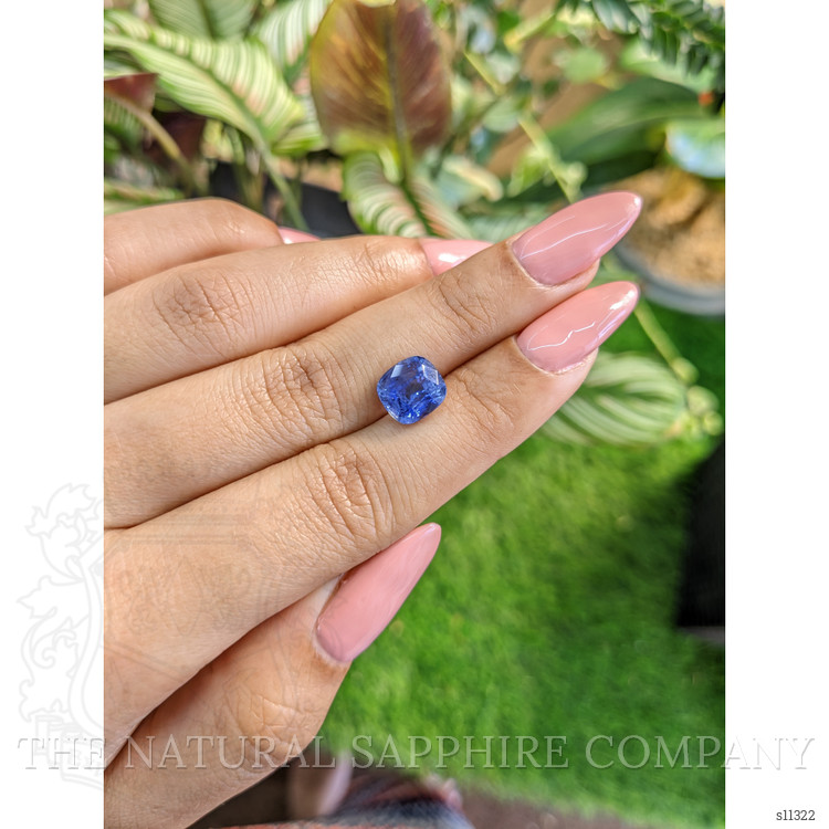 3.94 Ct. Blue Sapphire from Ceylon (Sri Lanka)