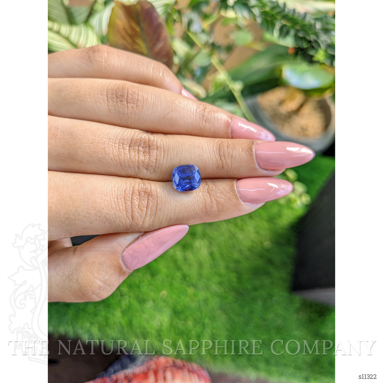 3.94 Ct. Blue Sapphire from Ceylon (Sri Lanka)