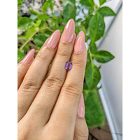 1.08 Ct. Purple Sapphire from Ceylon (Sri Lanka) Life Style