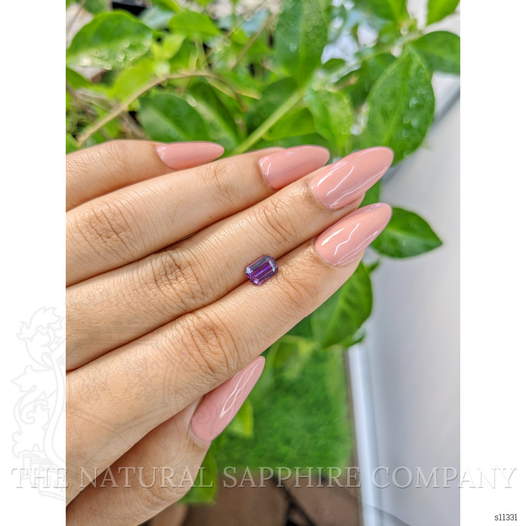1.08 Ct. Purple Sapphire from Ceylon (Sri Lanka)