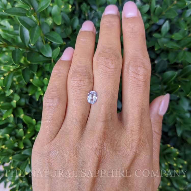 1.25 Ct. White Sapphire from Ceylon (Sri Lanka)