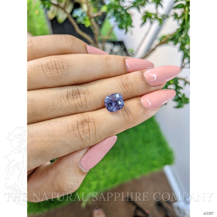 5.45 Ct. Violet Sapphire from Ceylon (Sri Lanka)