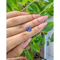3.29 Ct. Purple Sapphire from Ceylon (Sri Lanka) Life Style