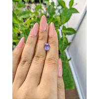 2.84 Ct. Purple Sapphire from Ceylon (Sri Lanka) Life Style