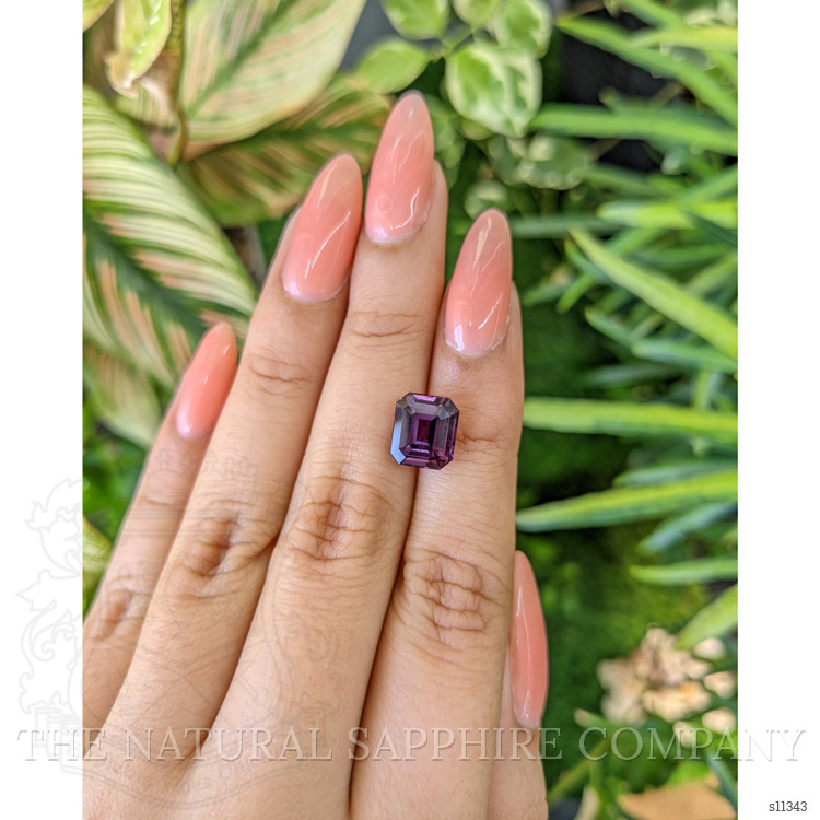 5.38 Ct. Pinkish Purple Sapphire from Ceylon (Sri Lanka)