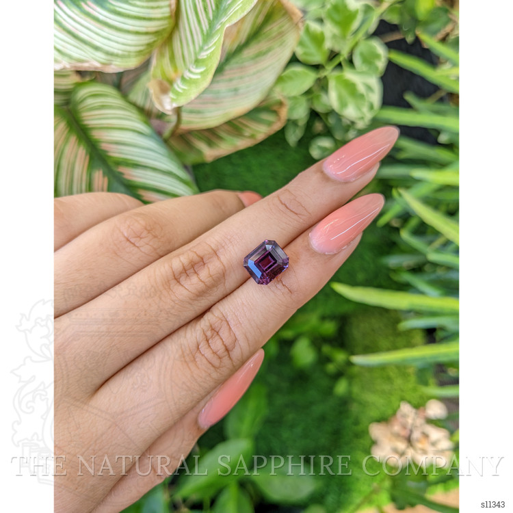 5.38 Ct. Pinkish Purple Sapphire from Ceylon (Sri Lanka)
