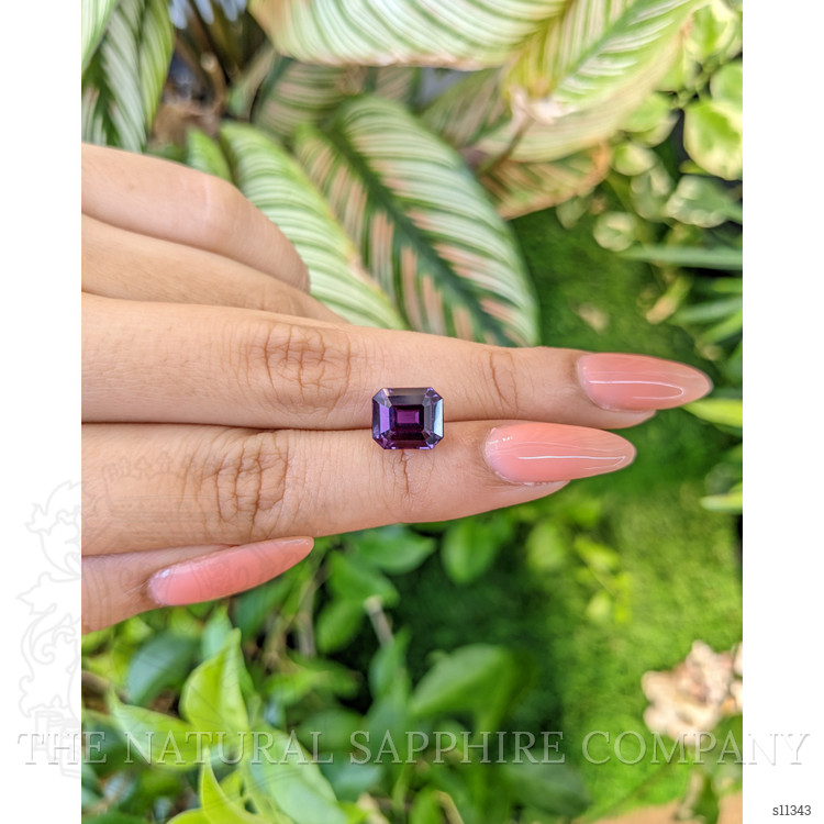 5.38 Ct. Pinkish Purple Sapphire from Ceylon (Sri Lanka)