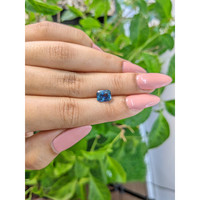 2.54 Ct. Greenish Blue Sapphire from Ceylon (Sri Lanka) Life Style