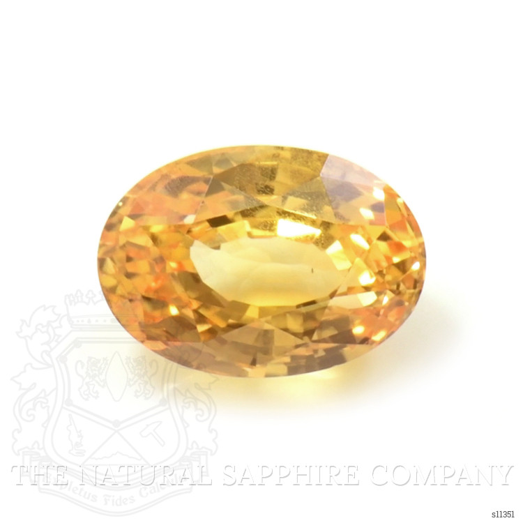 2.64 Ct. Orange Sapphire from Ceylon (Sri Lanka)