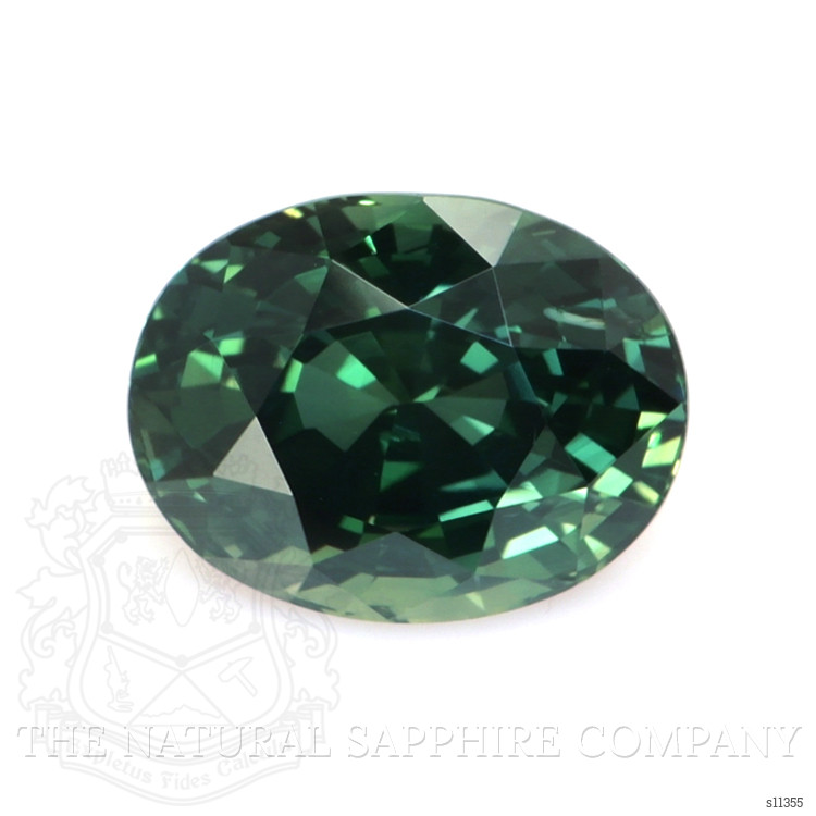 5.46 Ct. Greenish Blue Sapphire from Ceylon (Sri Lanka)
