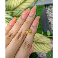 2.81 Ct. Yellow Sapphire from Ceylon (Sri Lanka) Life Style