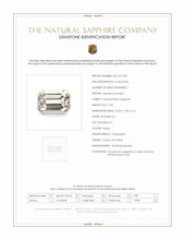 5.02 Ct. Peach Sapphire from Ceylon (Sri Lanka) Scan Report