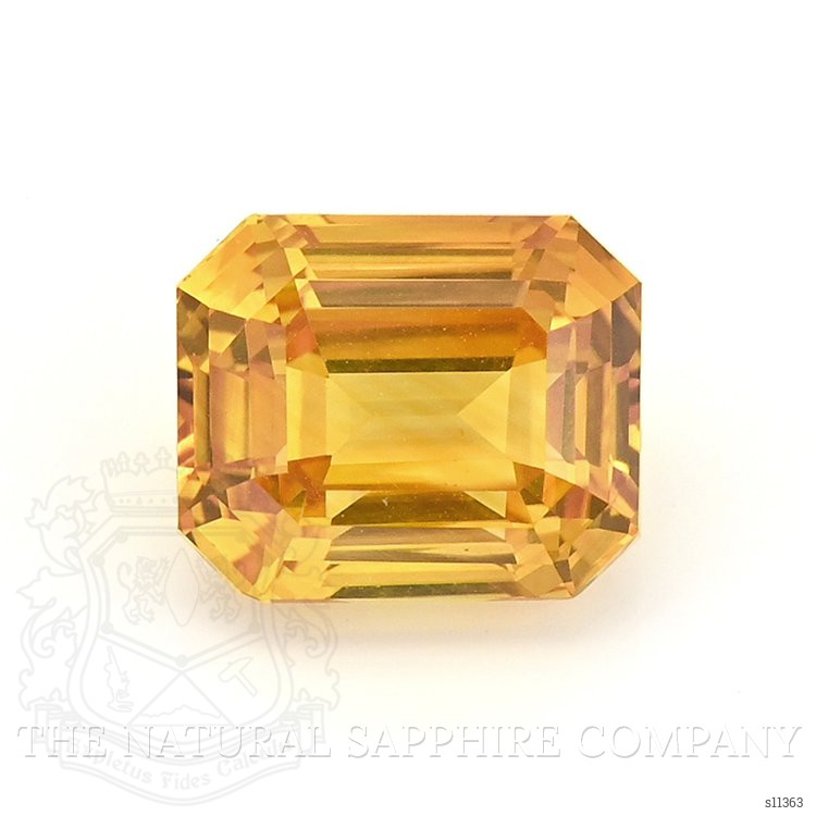 3.50 Ct. Orange Sapphire from Ceylon (Sri Lanka)