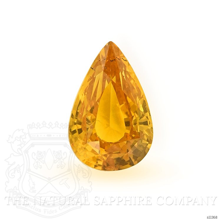 4.02 Ct. Orange Sapphire from Ceylon (Sri Lanka)