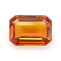 5.26 Ct. Orange Sapphire from Ceylon (Sri Lanka) Video