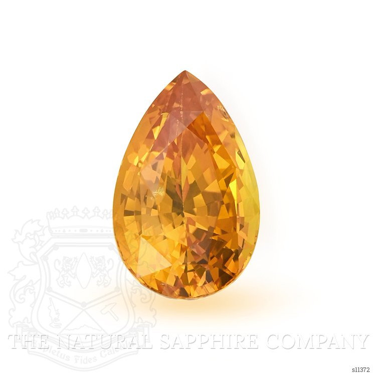5.55 Ct. Orange Sapphire from Ceylon (Sri Lanka)