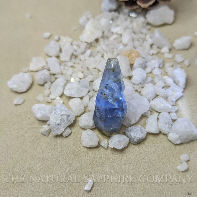 34.81 Ct. Blue Sapphire Crystal from Ceylon (Sri Lanka)