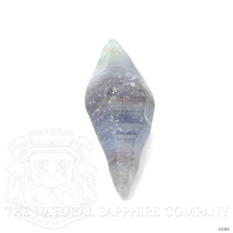17.86 Ct. Greyish Blue Sapphire Crystal from Ceylon (Sri Lanka)