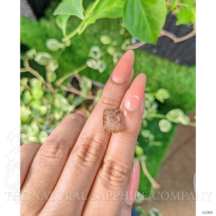 10.45 Ct. Brown Sapphire Crystal from Ceylon (Sri Lanka)