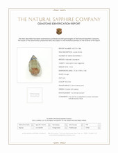 15.54 Ct. Sapphire from Ceylon (Sri Lanka) Scan Report