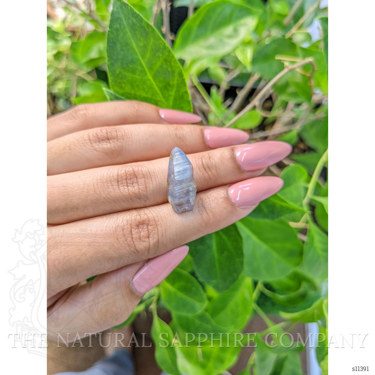 11.93 Ct. Blue Sapphire Crystal from Ceylon (Sri Lanka)