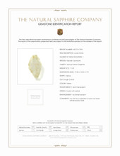 11.02 Ct. Yellow Sapphire Crystal from Ceylon (Sri Lanka) Scan Report