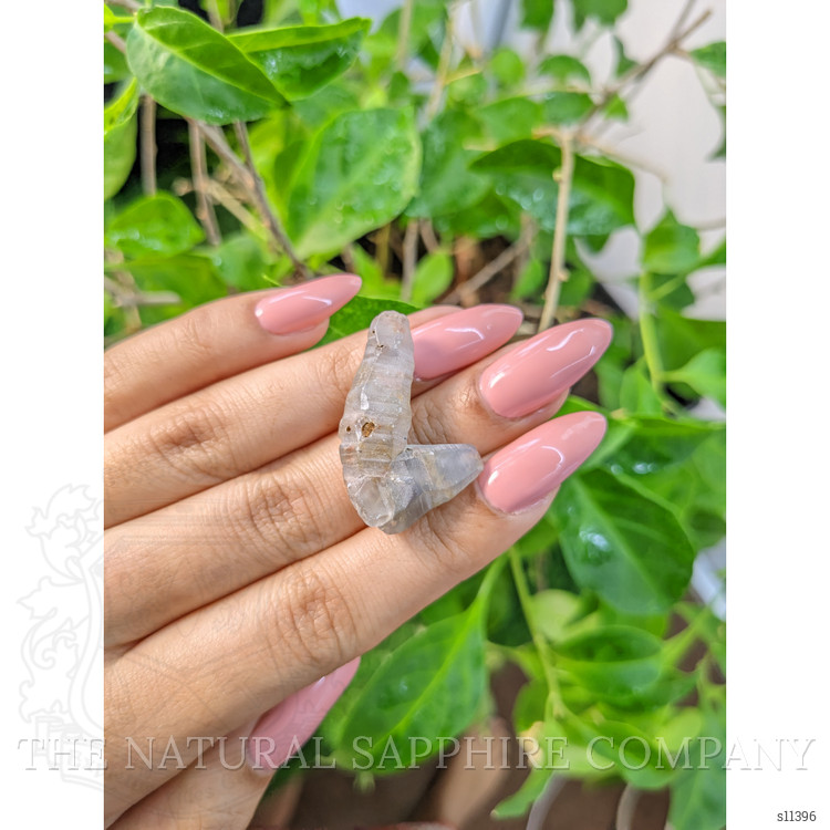 38.02 Ct. Grey Sapphire Crystal from Ceylon (Sri Lanka)