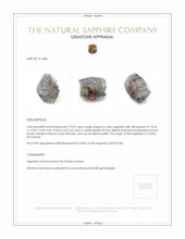 19.29 Ct. Sapphire from Ceylon (Sri Lanka) Appraisal