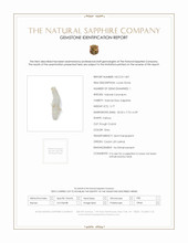 5.77 Ct. Grey Sapphire Crystal from Ceylon (Sri Lanka) Scan Report