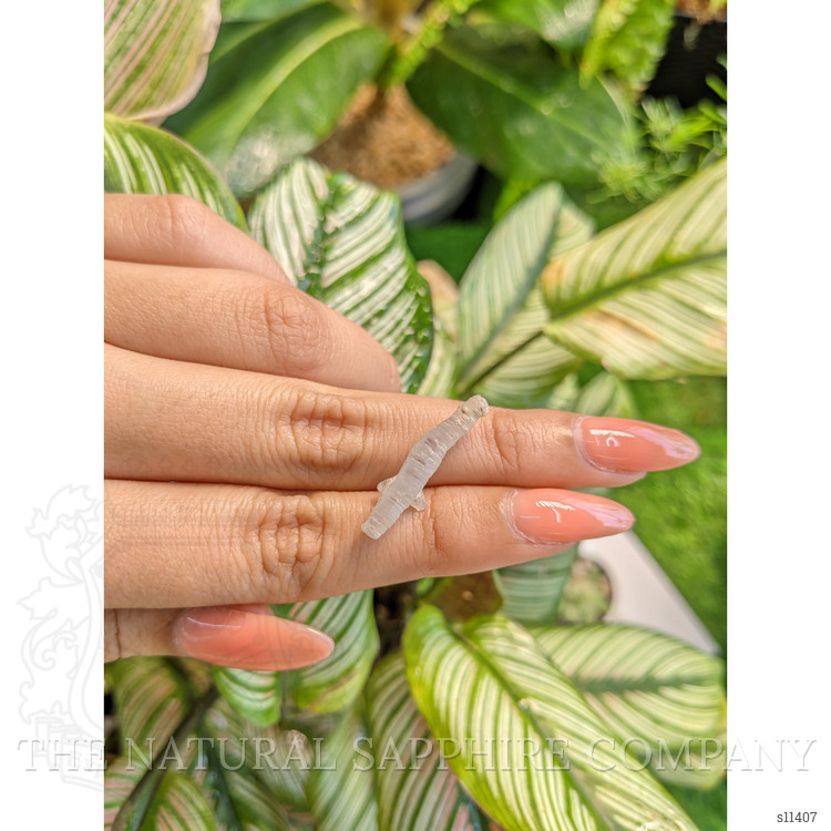 5.77 Ct. Grey Sapphire Crystal from Ceylon (Sri Lanka)