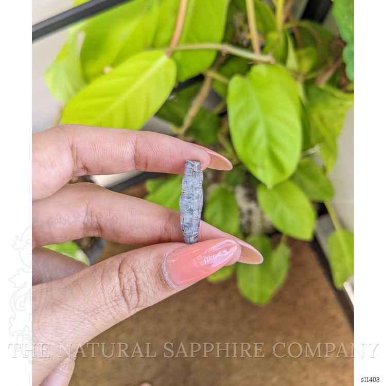 13.12 Ct. Blue Sapphire Crystal from Ceylon (Sri Lanka)