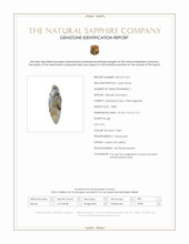 18.89 Ct. Bi Color / Parti Rough Sapphire from Ceylon (Sri Lanka) Scan Report