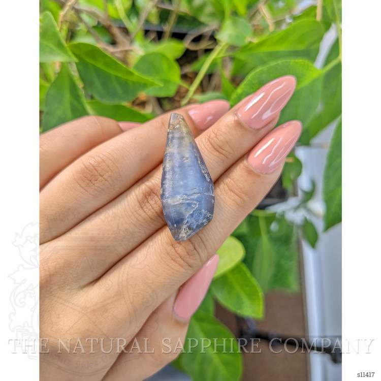 51.60 Ct. Blue Sapphire Crystal from Ceylon (Sri Lanka)