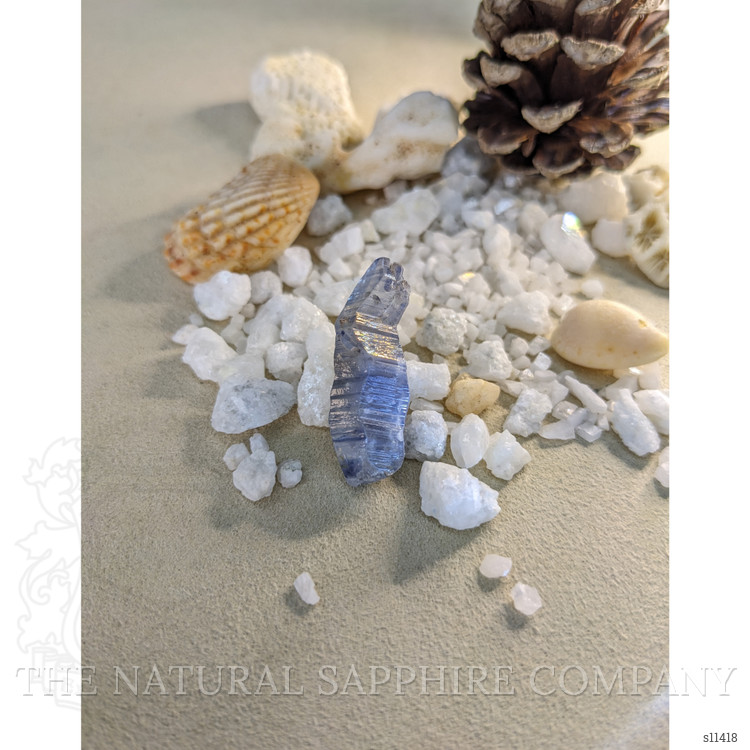 37.45 Ct. Blue Sapphire Crystal from Ceylon (Sri Lanka)