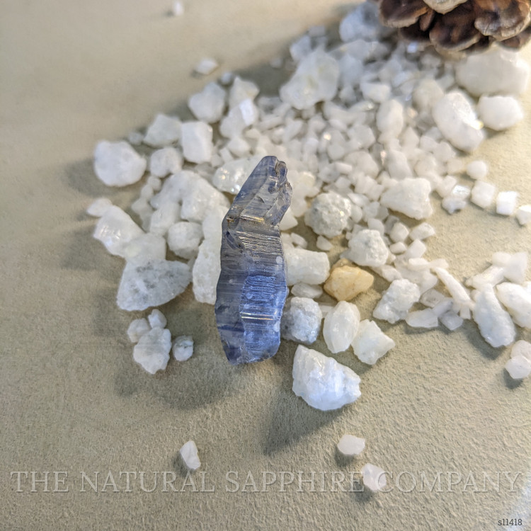 37.45 Ct. Blue Sapphire Crystal from Ceylon (Sri Lanka)