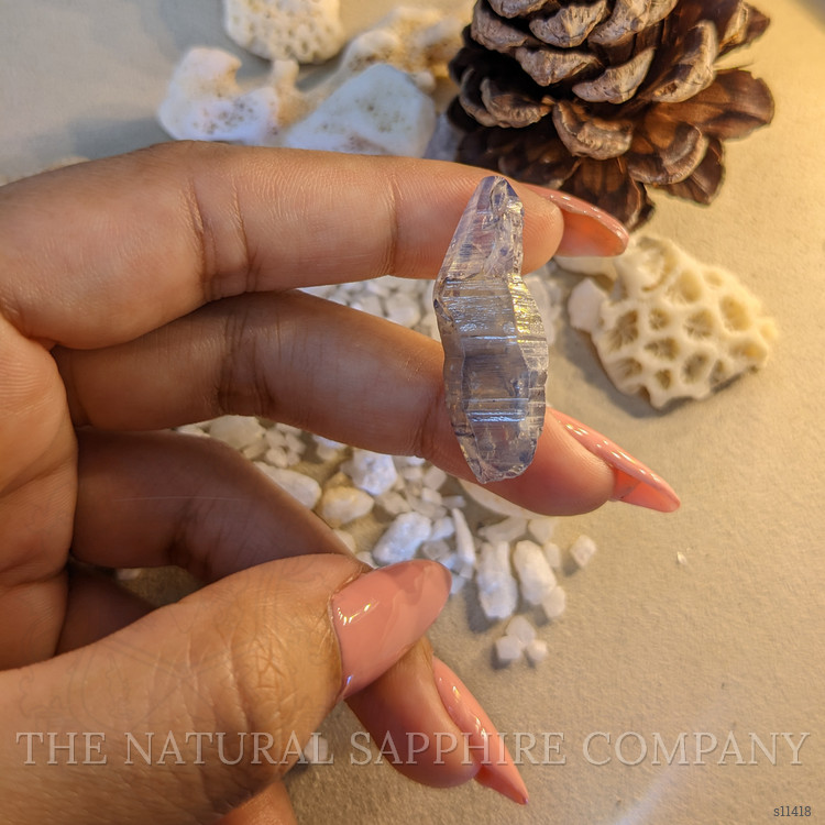 37.45 Ct. Blue Sapphire Crystal from Ceylon (Sri Lanka)