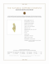 45.49 Ct. Yellow Rough Sapphire from Ceylon (Sri Lanka) Scan Report
