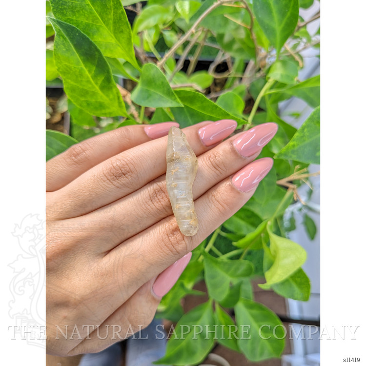 45.49 Ct. Yellow Sapphire Crystal from Ceylon (Sri Lanka)