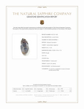 15.24 Ct. Blue Rough Sapphire from Ceylon (Sri Lanka) Scan Report