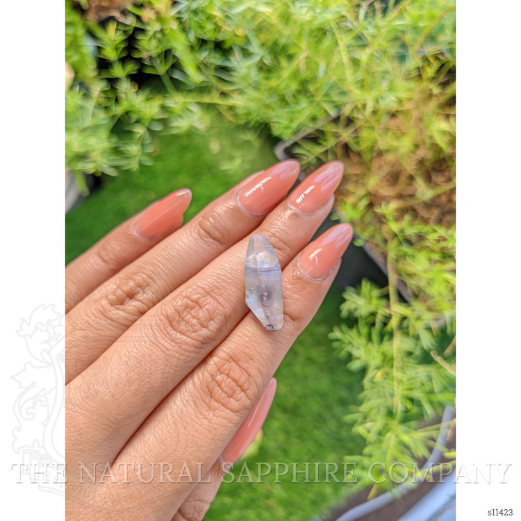 12.26 Ct. Blue Sapphire Crystal from Ceylon (Sri Lanka)