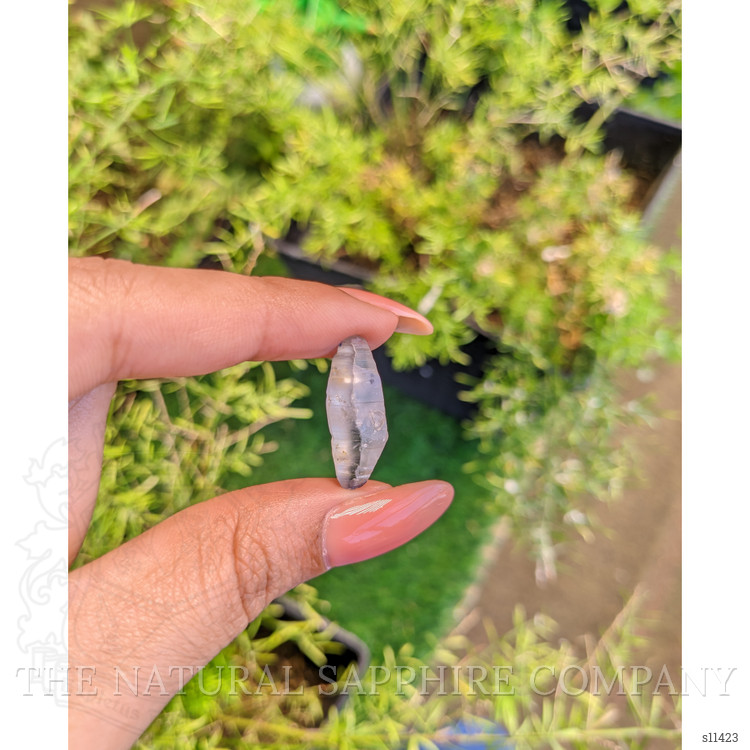 12.26 Ct. Blue Sapphire Crystal from Ceylon (Sri Lanka)