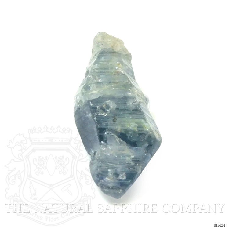 12.18 Ct. Greenish Blue Sapphire Crystal from Ceylon (Sri Lanka)