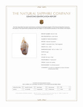 44.58 Ct. Bi Color / Parti Rough Sapphire from Ceylon (Sri Lanka) Scan Report