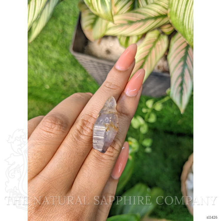 44.58 Ct. Bi Color Rough Sapphire from Ceylon (Sri Lanka)