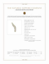 7.67 Ct. Grey Sapphire Crystal from Ceylon (Sri Lanka) Scan Report