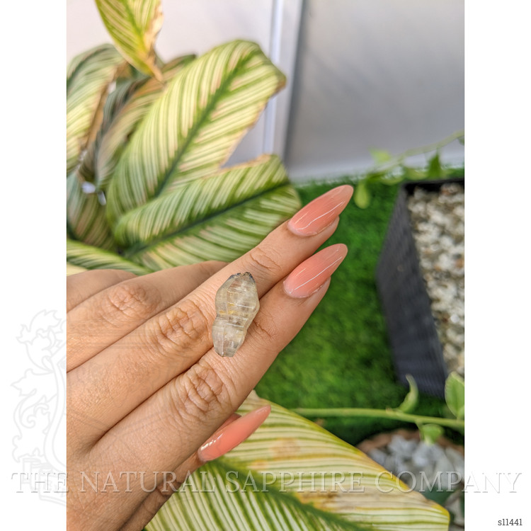 16.57 Ct. White Sapphire Crystal from Ceylon (Sri Lanka)