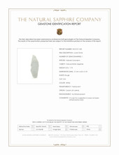 7.73 Ct. White Rough Sapphire from Ceylon (Sri Lanka) Scan Report