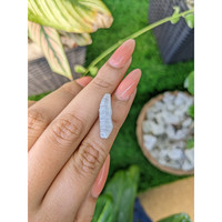 7.73 Ct. White Rough Sapphire from Ceylon (Sri Lanka) Life Style