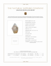 11.91 Ct. Sapphire from Ceylon (Sri Lanka) Scan Report
